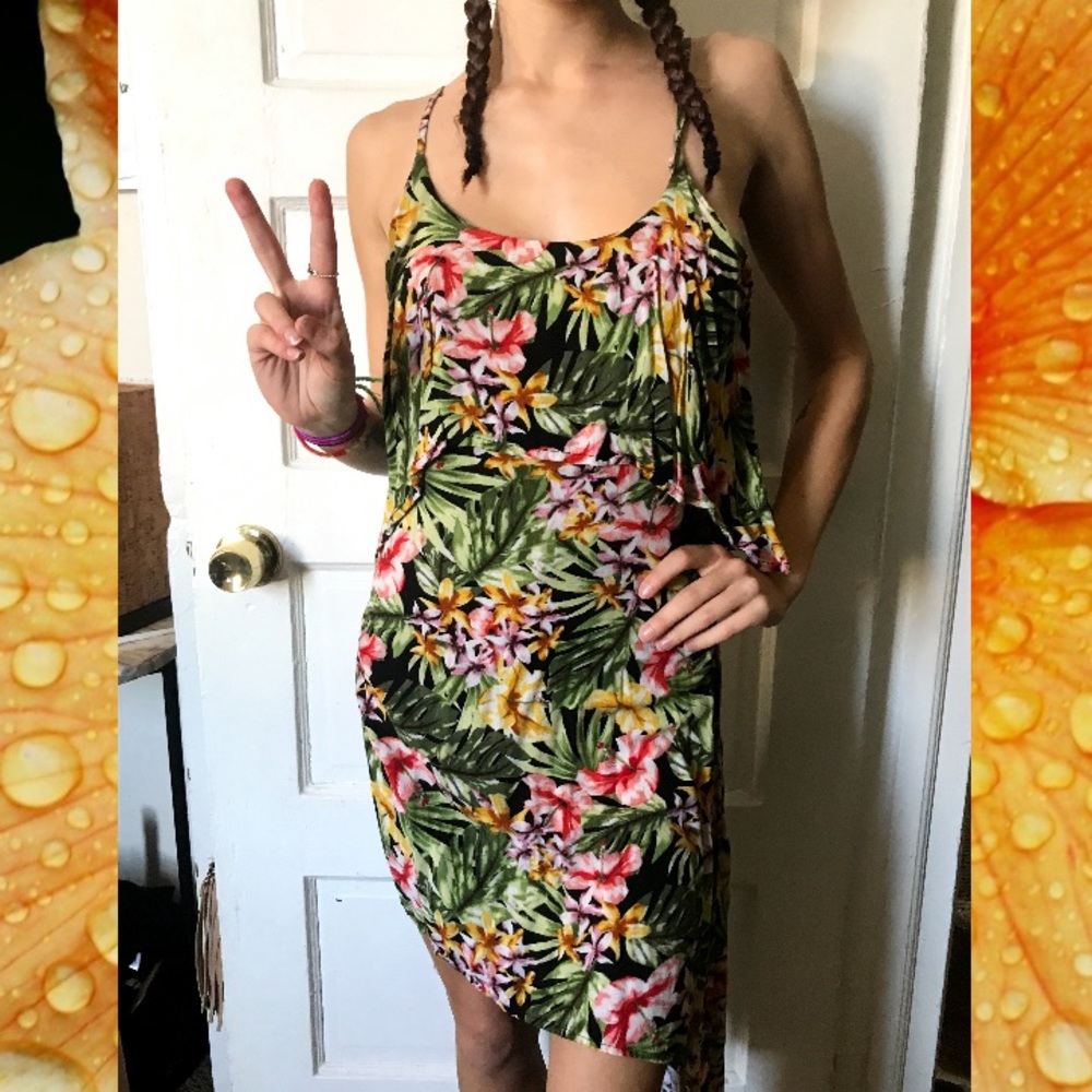 Wet Seal Tropical Dress